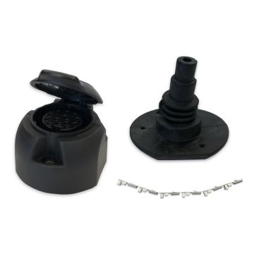 Prise 13 pol  avec 2 micro-interrupteur 12V