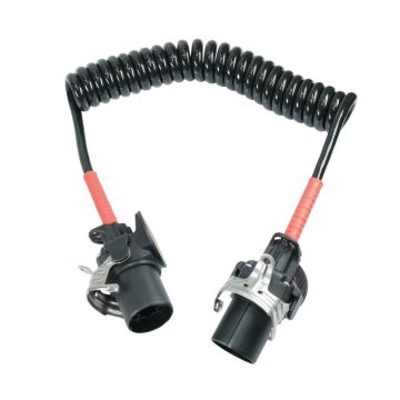 ABS/EBS-Spiralkabel 7-pol  24V , Arbeitslänge 3.5m