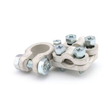 Doppelbatterieklemme Messing + Doppelanschluss 52285120