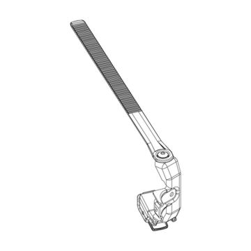 Fixation de sangle de roue gauche VC
