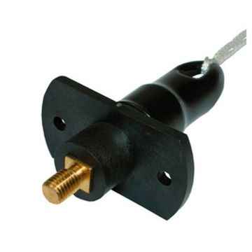 Point de départ étranger avec capuchon noir 250A, 12V