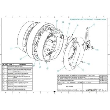 Bremsbackensatz Monroc 400x80D