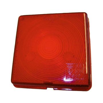 Verre de rechange rouge Rubbolite/ Truck-Lite, IFOR ga/dr