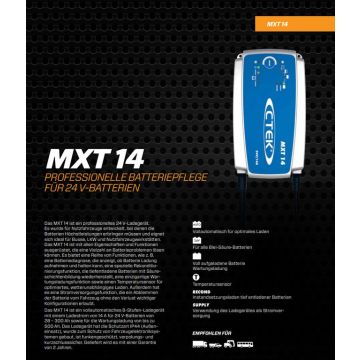 CTEK Multi MXT14, 24V Batterieladegerät 14A
