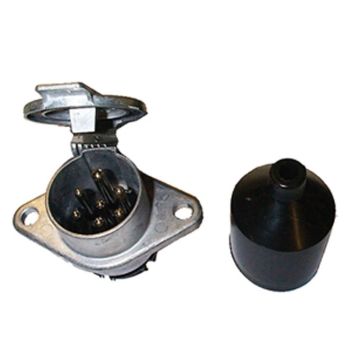 Steckdose 7-pol Alu, EURO- N, 24V  Typ N31