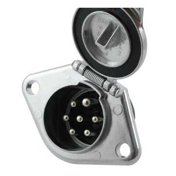 Steckdose 7-pol Alu, EURO- N, 24V  Typ N31 5809