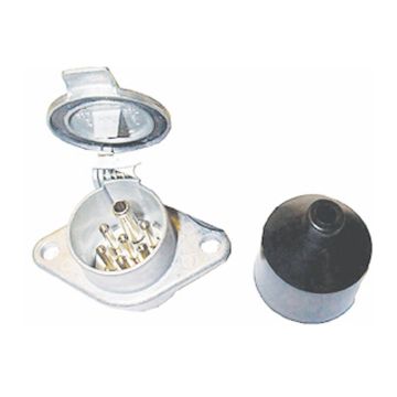 Steckdose 7-pol Alu, EURO- S, 24V  Typ S31 Hülse