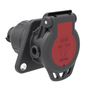 Steckdose 15-pol  24V Typ Jäger, wasserdicht z.crimpen