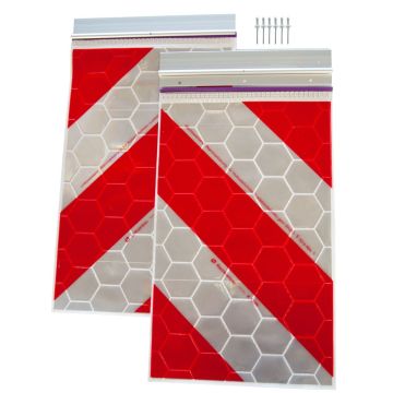 Jeu de drapeaux d'avertissement, ECE pour ponts élévateurs gauche + droite