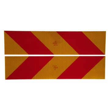 ECE 70-01 Kit de panneaux en aluminium pour véhicule tracteur 565 x 132mm