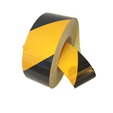 Markierungsklebeband gelb/schwarz 50mm x 10m 600402