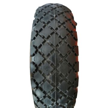 3.00-4 caoutchouc dur PU capacité de charge 50kg