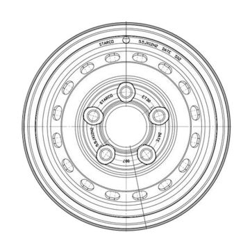 Jante  5.50Jx12  67/112/5  ET 30