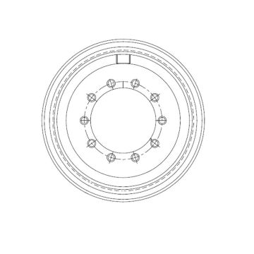 Felge 20.00x26.5 281/335/10 A3  SRW