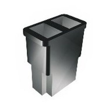 Steckhülsengehäuse 2-pol