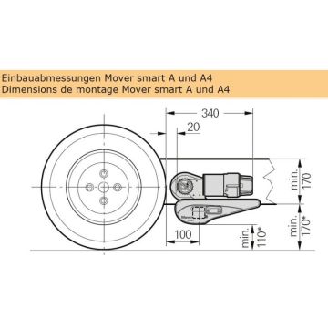 Rangierhilfe TRUMA smart A4 ≤2800kg