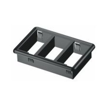 châssis de montage pour 3 interrupteurs