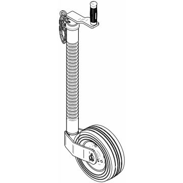 Stützrad    300kg  48mm  Hub 240mm (Ifor)