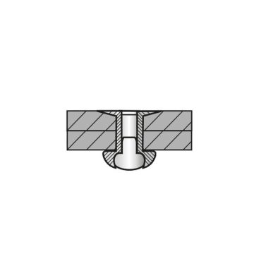 Blindniete Alu/Inox 3.2 x 14.0 Senkkopf 7025132140