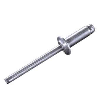 Blindniete Inox/Inox 4.0 x 12.0 Flachrundkopf, gerillt