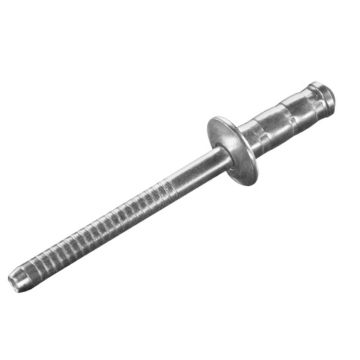 Mehrbereichsblindniete Inox/Inox 4.8 x 10.0 Flachrundkopf