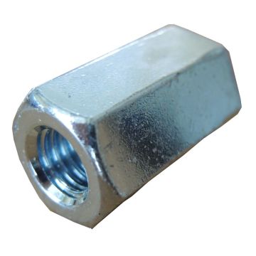 Écrou long M10 pour allongement de tige filtée