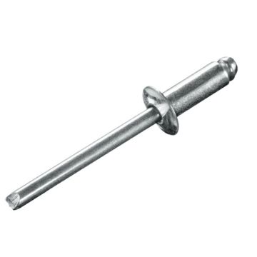 Blindniete Stahl/Stahl 4.0 x 10.0 Flachrundkopf