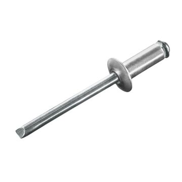 Spreizblindniete Alu/Stahl 4.8 x 14.0 Flachrundkopf