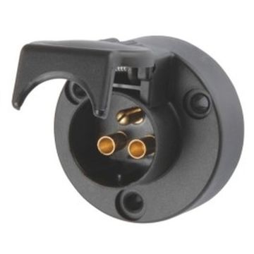 Steckdose 3-pol Kunststoff