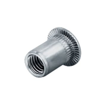 Blindnietmutter M 6, Flachkopf, Stahl verzinkt, "GO-NUT" 7550600302