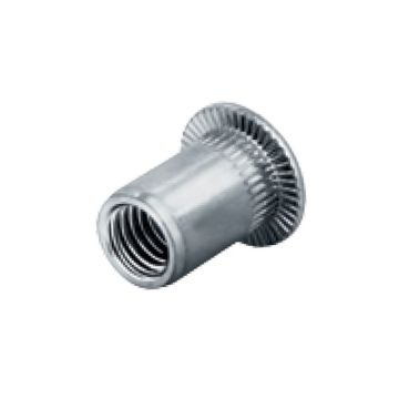 Blindnietmutter M 6, Flachkopf, Alu AlMg 5, "GO-NUT"