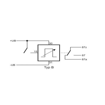Zeitrelais 24V / 10A, 0.5 - 6 h, universal 6-polig