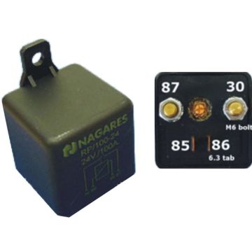 Mini, Hochleistungs Relais 301, 24V / 100A