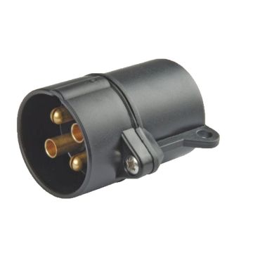 Stecker 4-pol Kunststoff  6-24 Volt DIN / ISO 72575