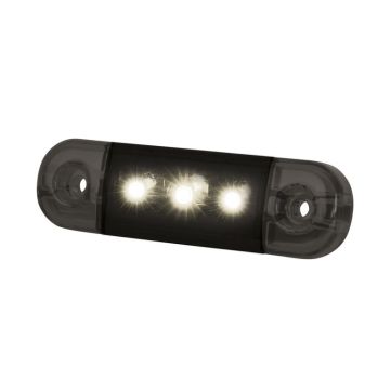 LED Positionsleuchte Strands Dark Knight Slim weiss 12-36V
