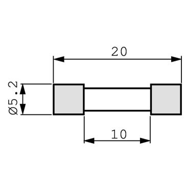 Keramiksicherung 16A, max. 250V