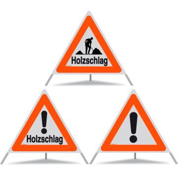 Triopan Faltsignal 90cm   3-seitig 809.499