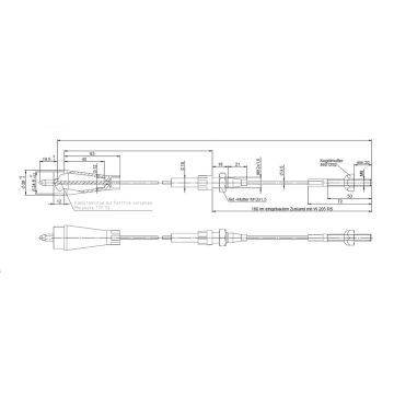 Bremsseil Glocke Øa 25mm / M8 Humbaur 8601416