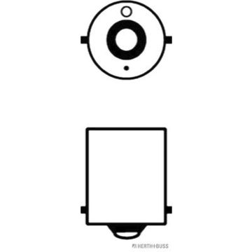 Autolampe Glühlampe 12V 15Watt  BA15s
