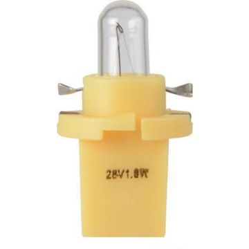 Lampe automobile à culot en verre 24V 1.8Watt BAX10d
