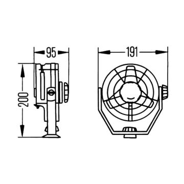 Ventilator Hella 12V