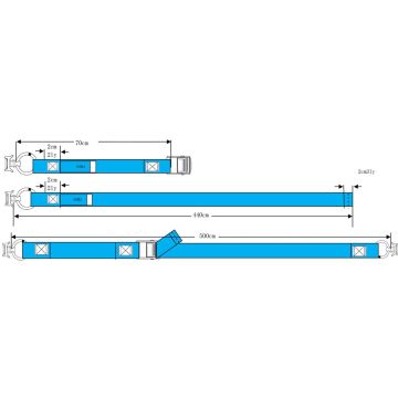 Zurrgurt LC  125daN, Airlinebeschlag 900214