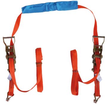 Sangle d’arrimage-moto set arrière