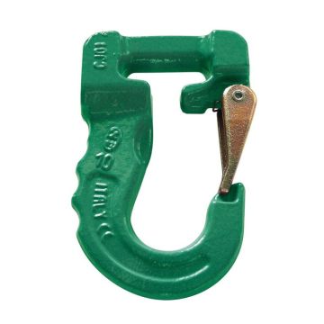 Crochet pour élingue ronde, 2 t, couleur : vert