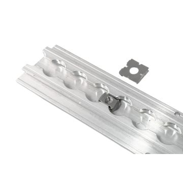 Airline Mutter M8 mit Clip