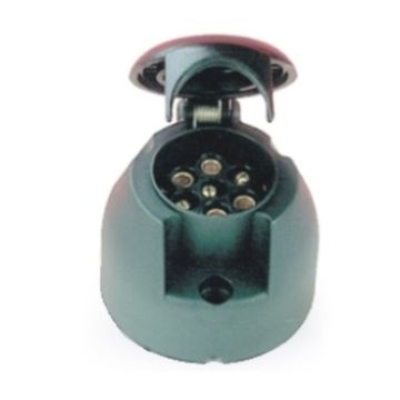 Steckdose 7-pol Kunststoff rund  Typ Menbers