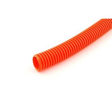 Tuyau ondulé Polyflex orange fermé NW13, prix au mètre