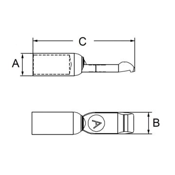Brad Harrison Einzelkontakt zu Stecker  2-pol / 35mm²