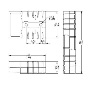 Brad Harrison  Stecker rot  2-pol / 16mm²