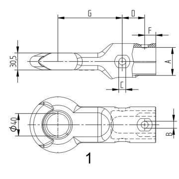 Anneau DIN Schlegl SFV 14/20, KNOTT 98949493